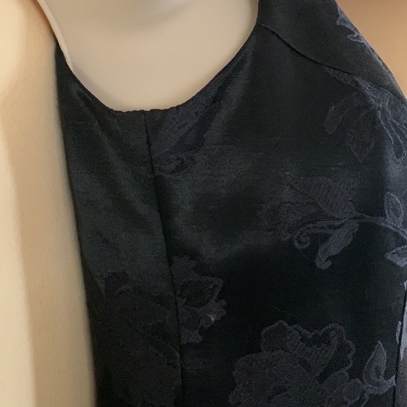 Moda International black brocade sheath dress size 2 - Picture 9 of 10